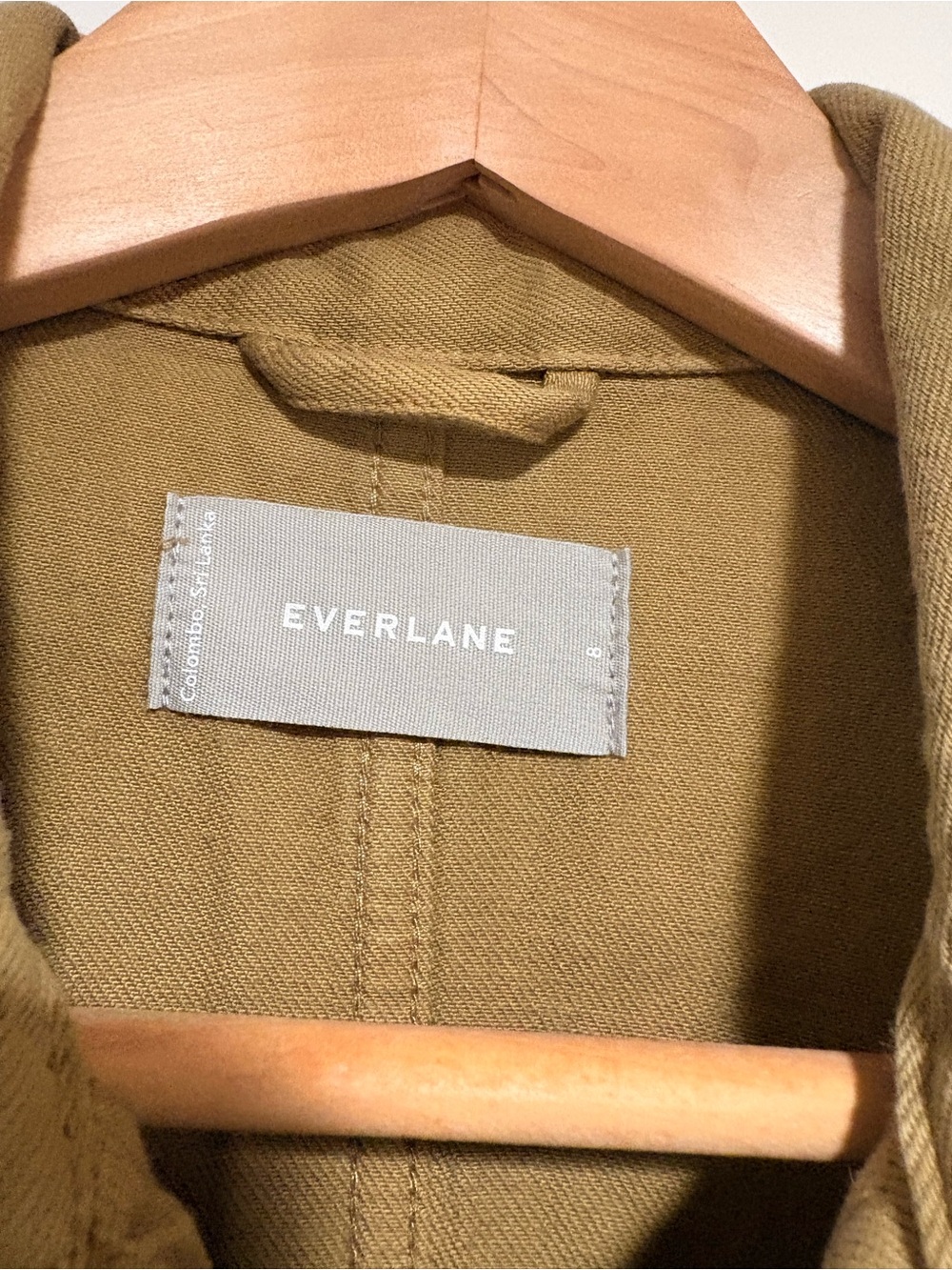 EVERLANE The Supersoft Jean Coverall in Spring Fennel NWOT - Picture 4 of 5